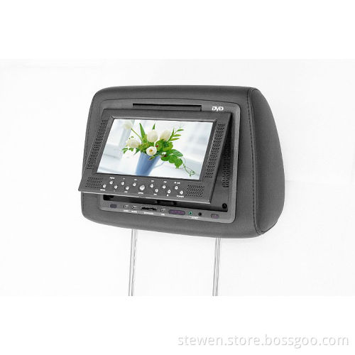 7'' headrest dvd with IR,FM transmitter,headrest monitor